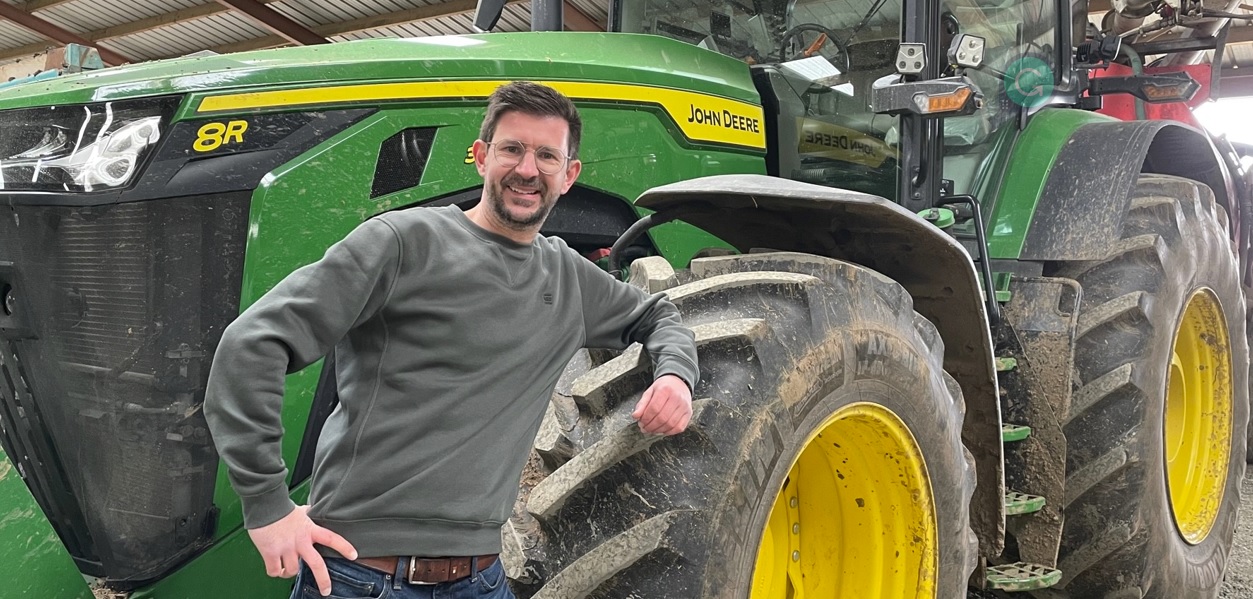used farming tractor