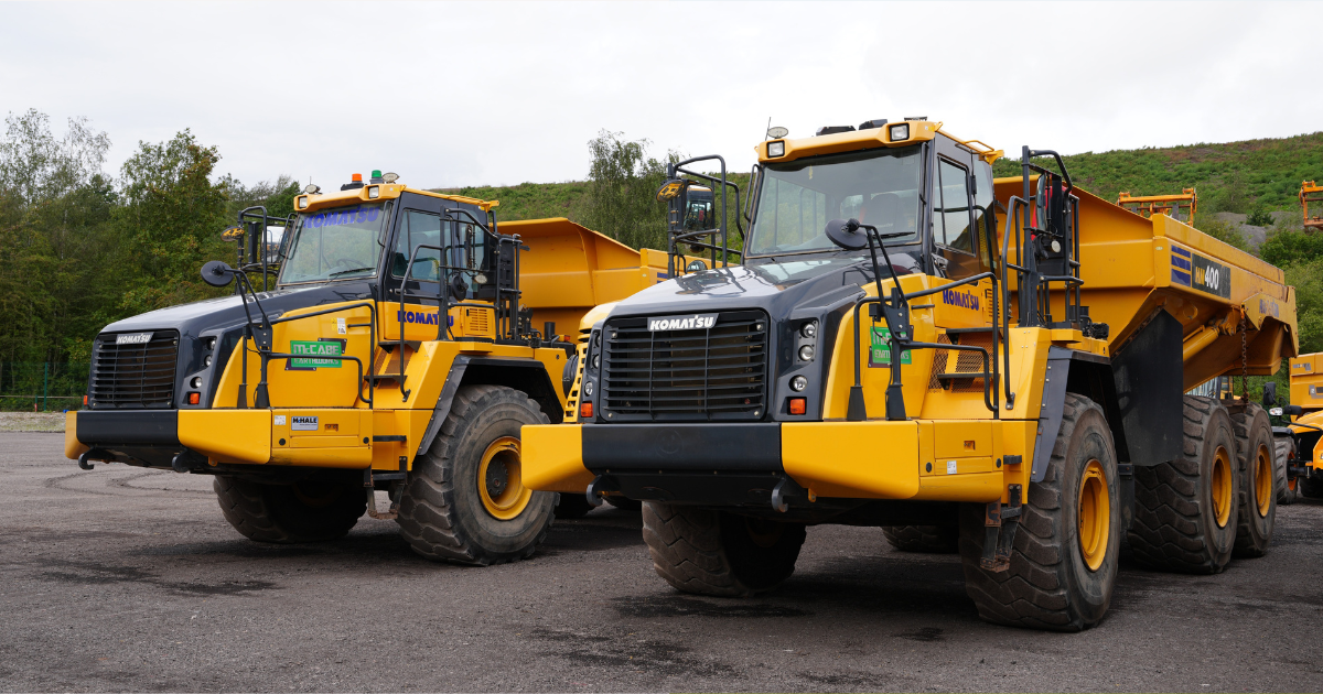 Irish quarrying contractor McCabe Earthworks chose Ritchie Bros. auction in Maltby, on 10 October, to sell 59 machines.